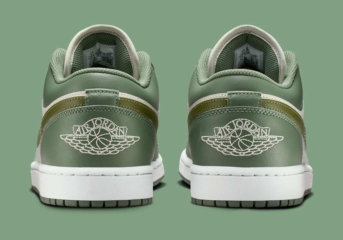 Air Jordan 1 Low Vintage Lichen Medium Olive 553558 300 6