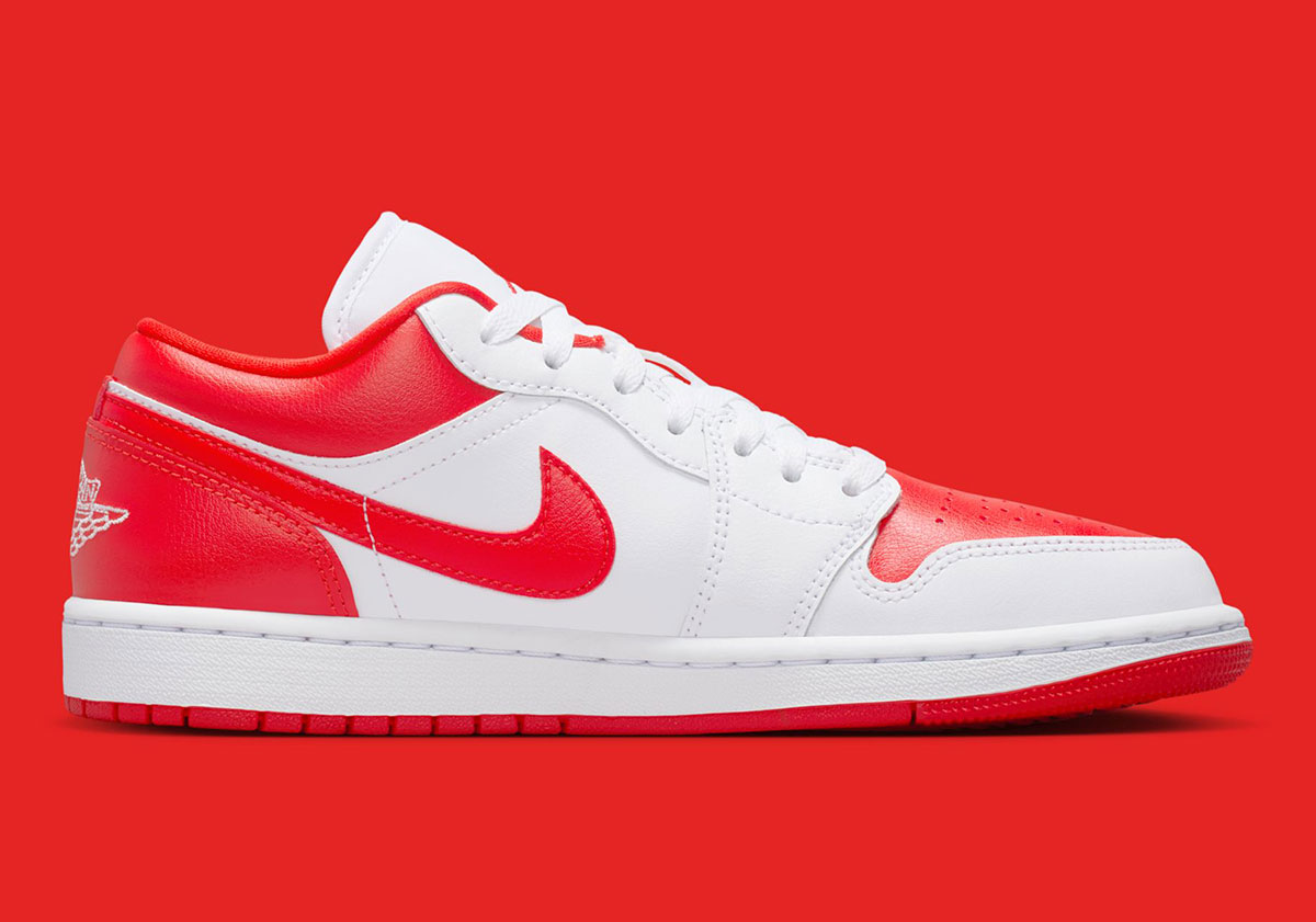 Air Jordan 1 Low White Chile Red Dc0774 110 3