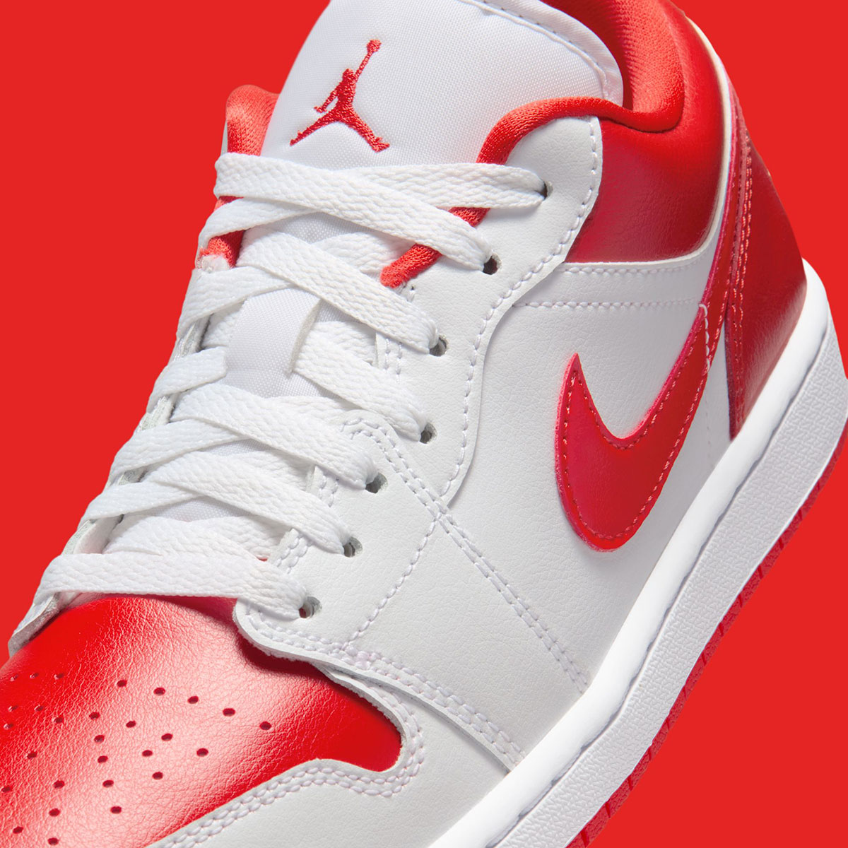Air Jordan 1 Low White Chile Red Dc0774 110 7