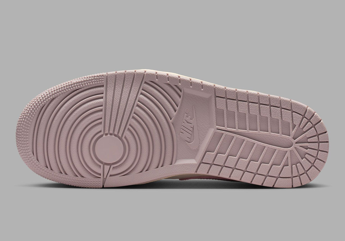 Air Jordan 1 Mid Enigma Stone Sail Particle Rose Coconut Milk Bq6472 122 2