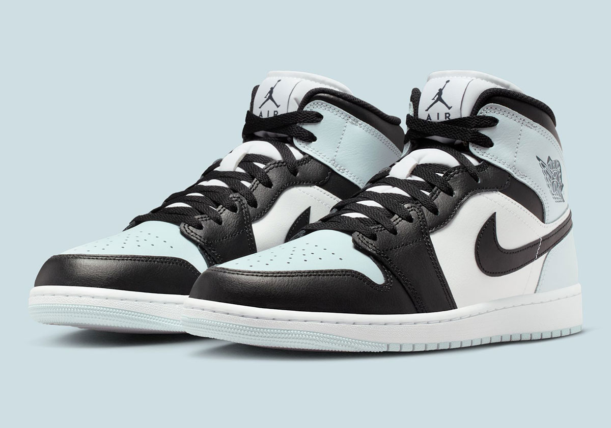 Air Jordan 1 Mid “Black Toe” Meets Squadron Blue