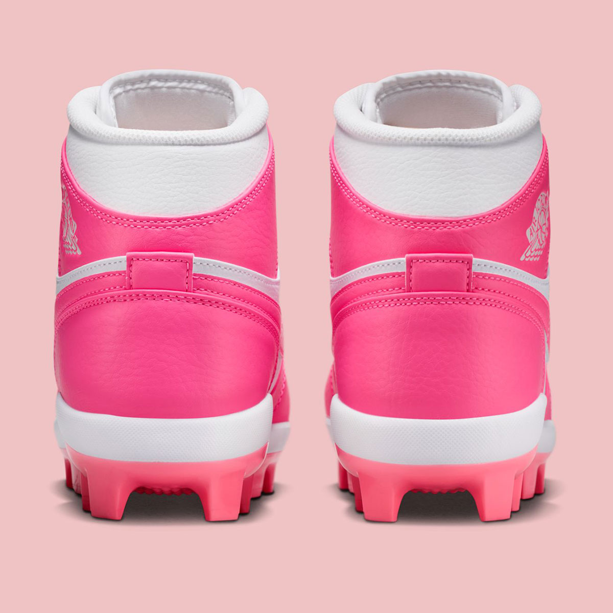 Air Jordan 1 Mid Td Cleats White Sunset Pulse Digital Pink Av5354 103 6