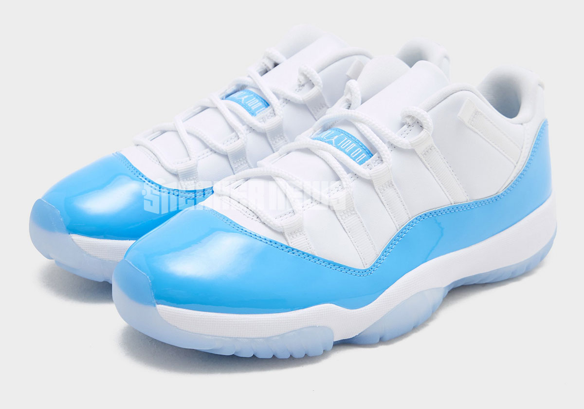 First Look At The Air Jordan 11 Low “UNC”
