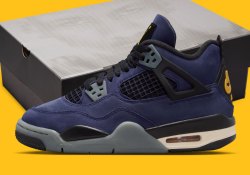 Official Images Of The Air Jordan 4 “Lakers”