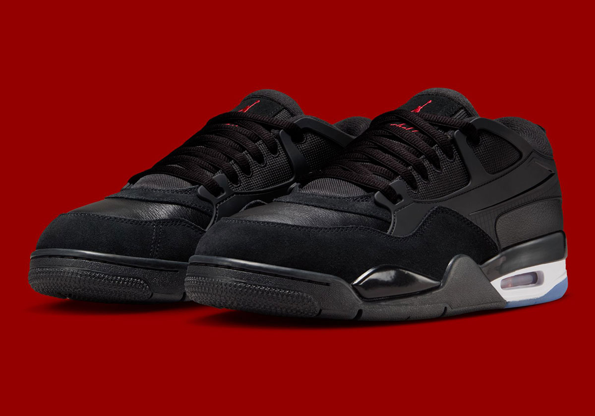 The Air Jordan 4 RM Leans On Black And “Varsity Red”