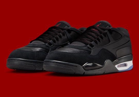 The Air Jordan 4 RM Leans On Black And "Varsity Red"