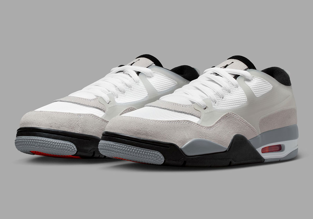 Infrared Accents Appear On An Understated Air Jordan 4 RM