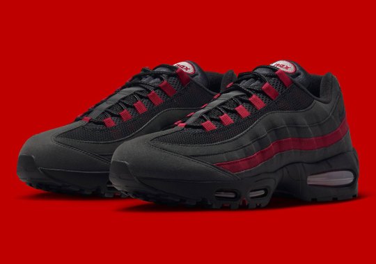 The Nike Air Max 95 Keeps Its Momentum Going In "Team Crimson"