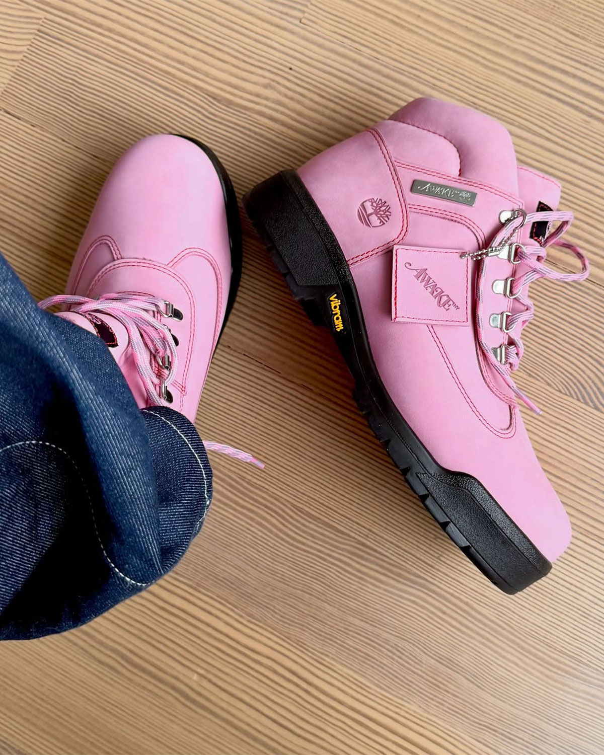 Awake Ny Timberland Field Boot Pink Friends And Family 2