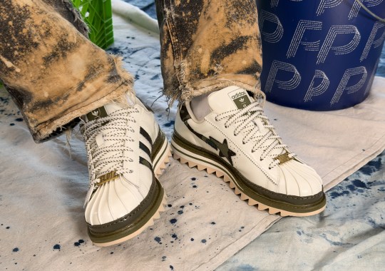 The Bape x CLOT x adidas Superstar “Camo” Drops December 5th