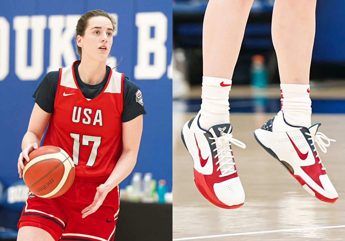Caitlin Clark Returns To Basketball In Nike Kobe 5 Protro “Team USA” PE