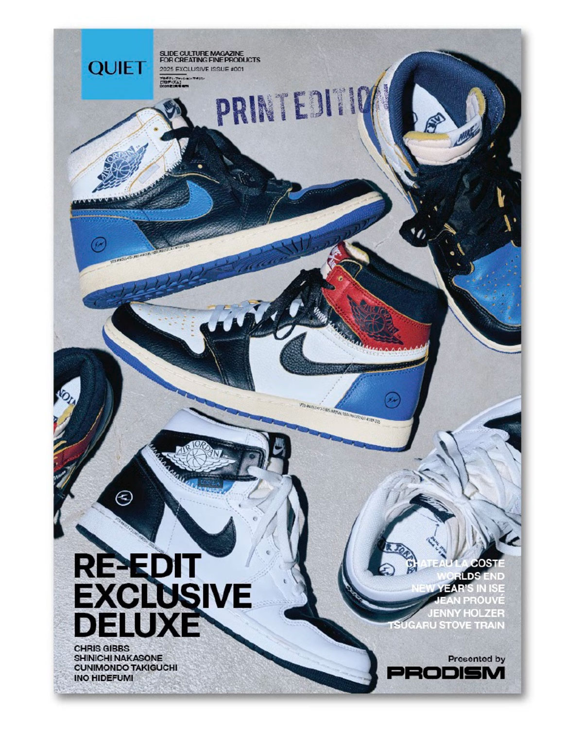 Fragment Union Air Jordan 1 Quiet Magazine 1