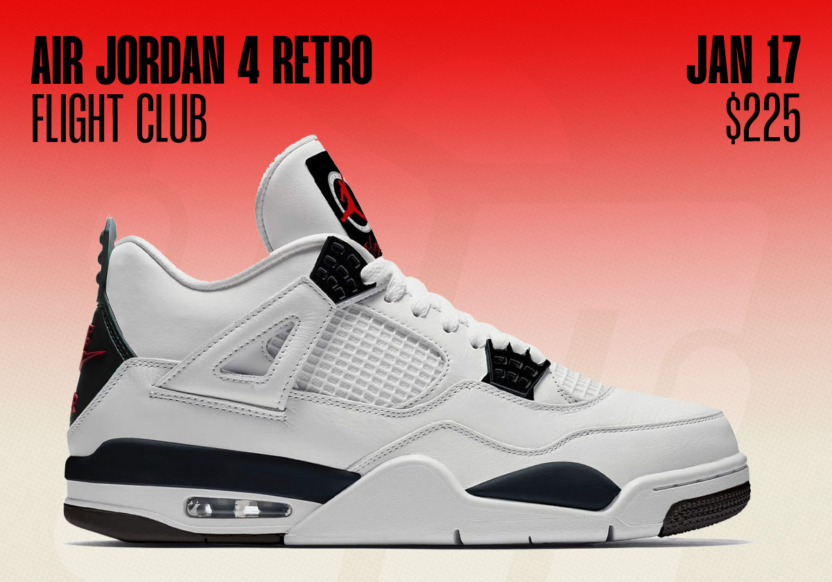 Jordan Release Dates January 2026 Air Jordan 4 Flight Club