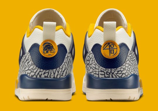 Vintage Michigan Colors Coat The Jordan Spizike Low