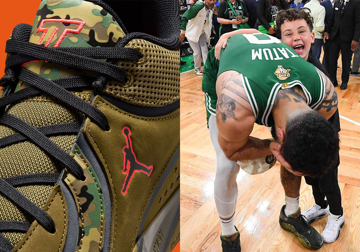The Jordan Tatum 4 Celebrates Jayson’s First Ring With An “All-Star” Camo