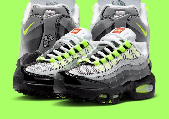 LEGO Gets A Nike Air Max 95 "Neon" Collaboration Next Spring