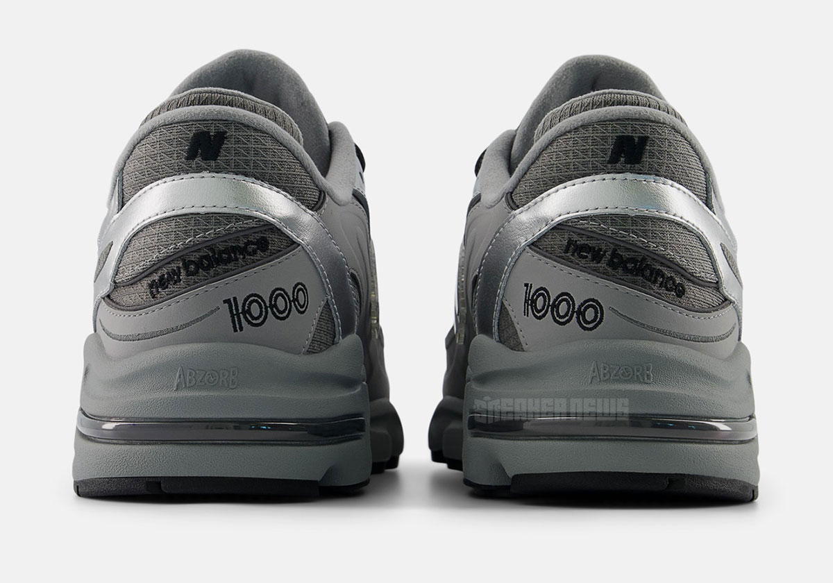 New Balance 1000 Silver Black Grey 1