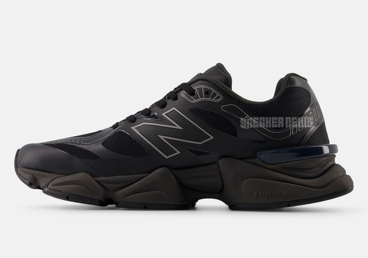 New Balance 9060 No Sew Black Brown 1