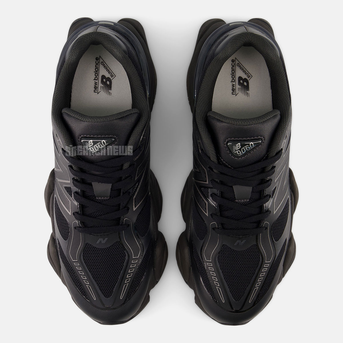 New Balance 9060 No Sew Black Brown 5