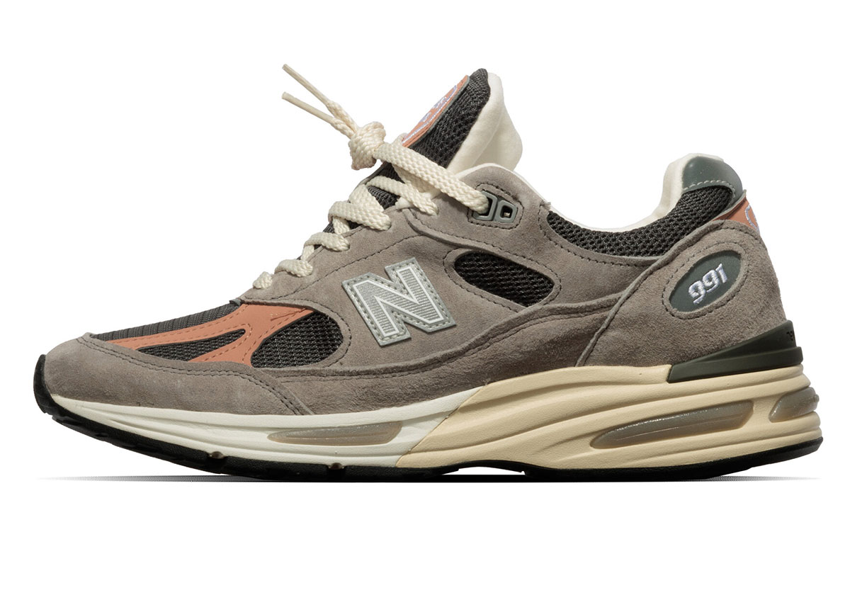 New Balance 991v2 Grey Salmon U991gc2 2