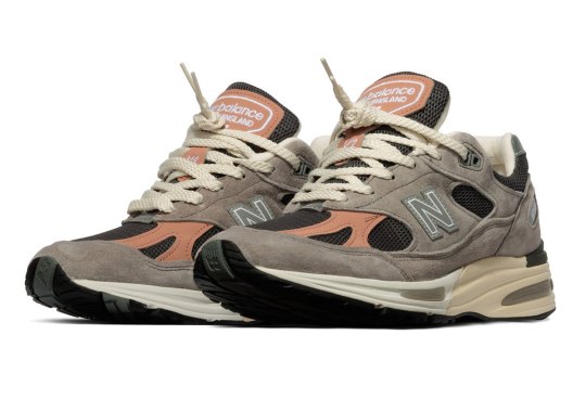 The New Balance 991v2 Looks To 2026 With A Fresh Peach And Grey