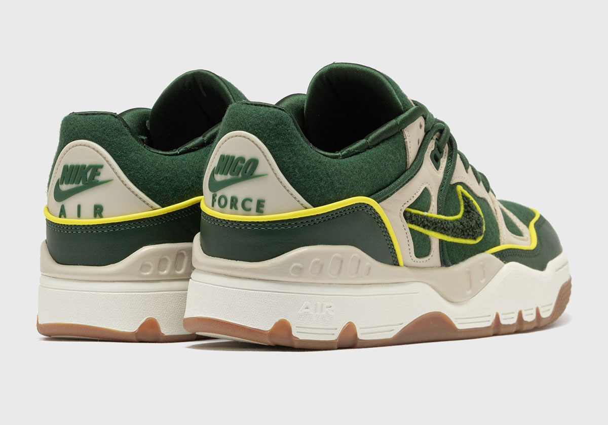 Nigo Nike Air Force 3 Forest Green Oatmeal Hv5032 300 1