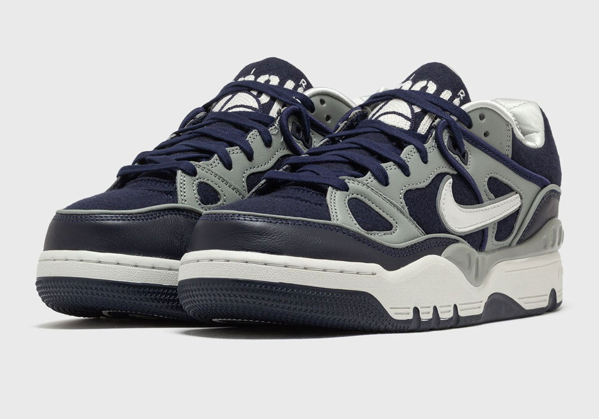 Nigo Nike Air Force 3 Midnight Navy Off White Shadow Grey Hv5032 400 2