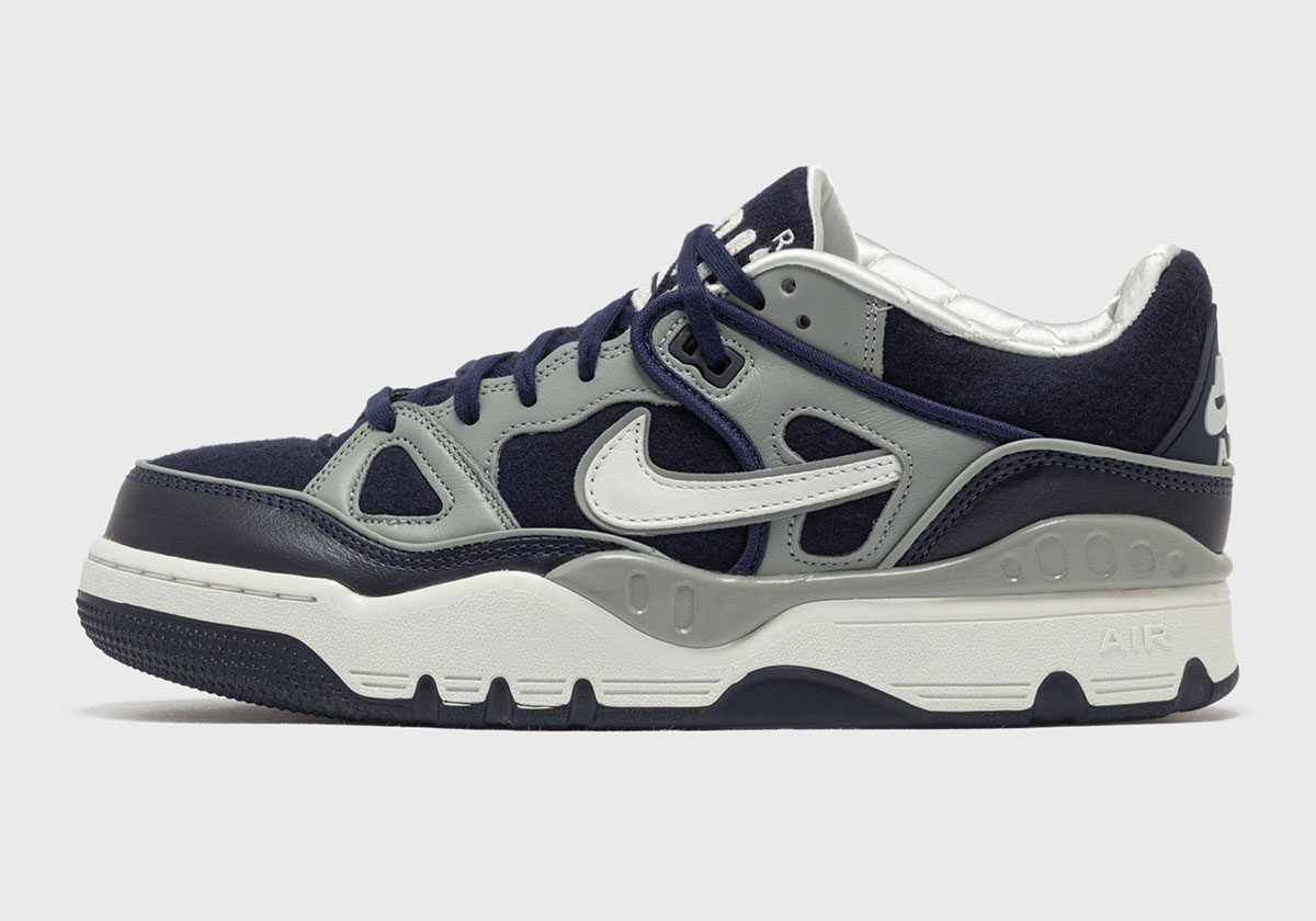 Nigo Nike Air Force 3 Midnight Navy Off White Shadow Grey Hv5032 400 3