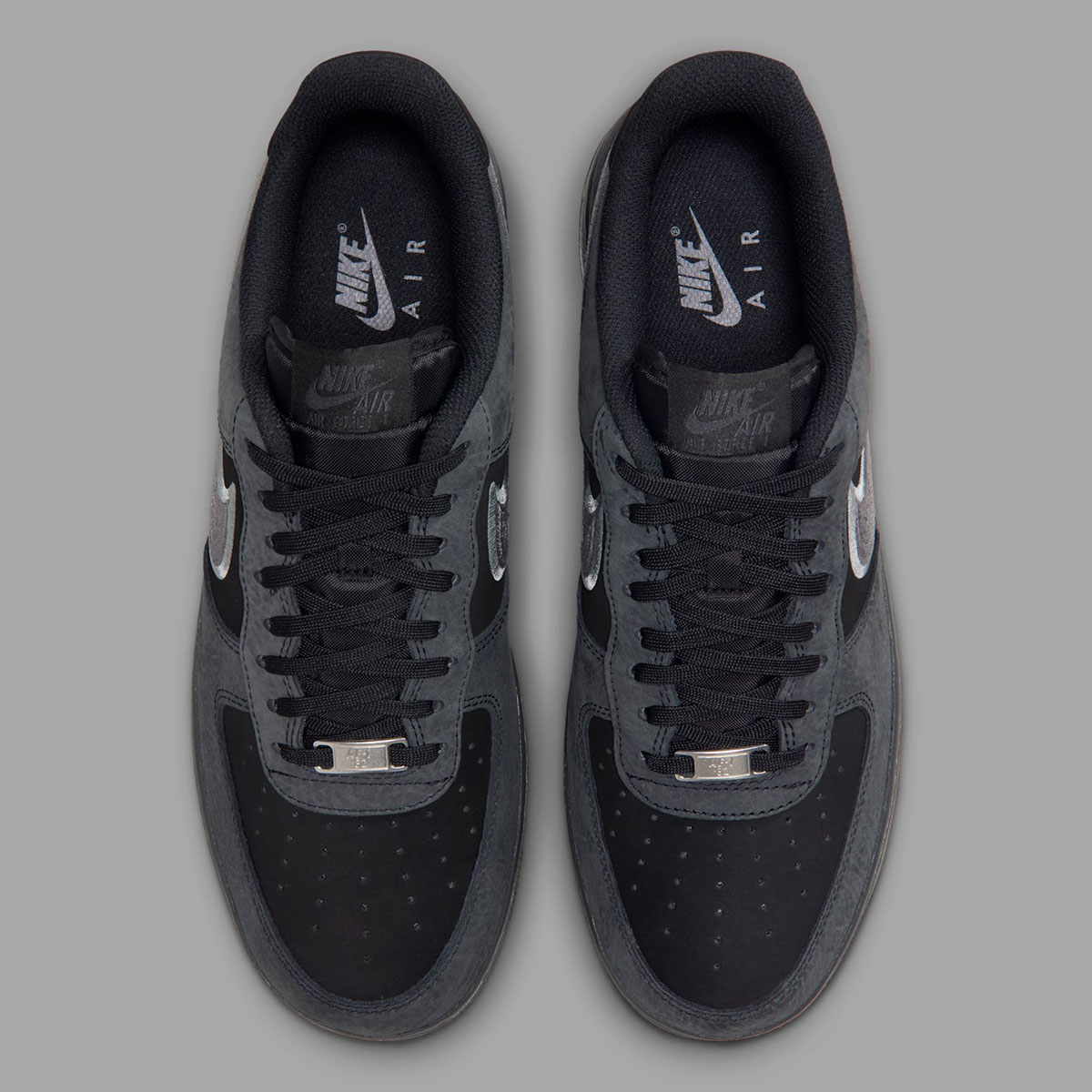 Nike Air Force 1 Low Black Dark Smoke Grey Ib6842 002 4