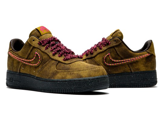 Nike Dips Into Distressed Aesthetics With The Air Force 1 Low "Boucle"