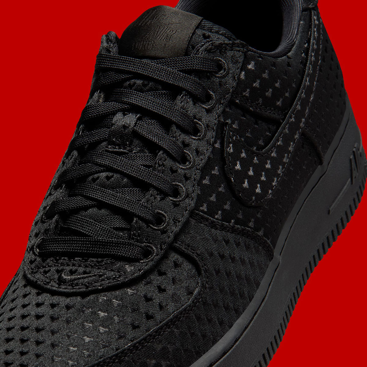 Nike Air Force 1 Low Heart Locket Black University Red Iq9965 001 2
