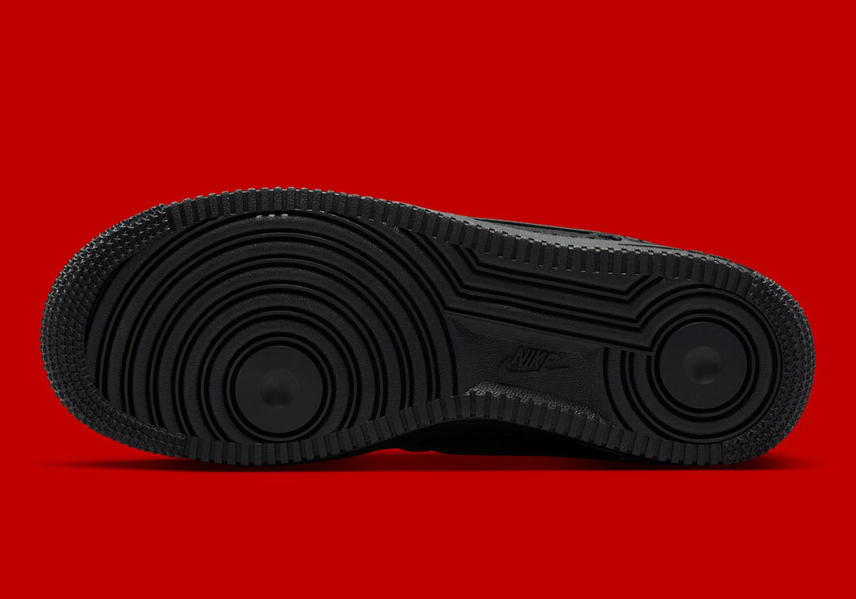 Nike Air Force 1 Low Heart Locket Black University Red Iq9965 001 9