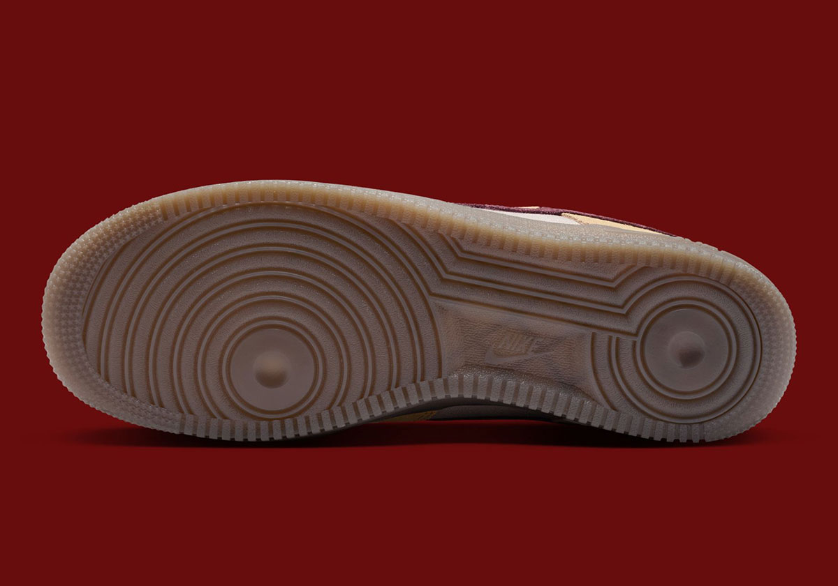 Nike Air Force 1 Low Linen Moon Particle Mink Brown Burgundy Crush Iq3408 286 2