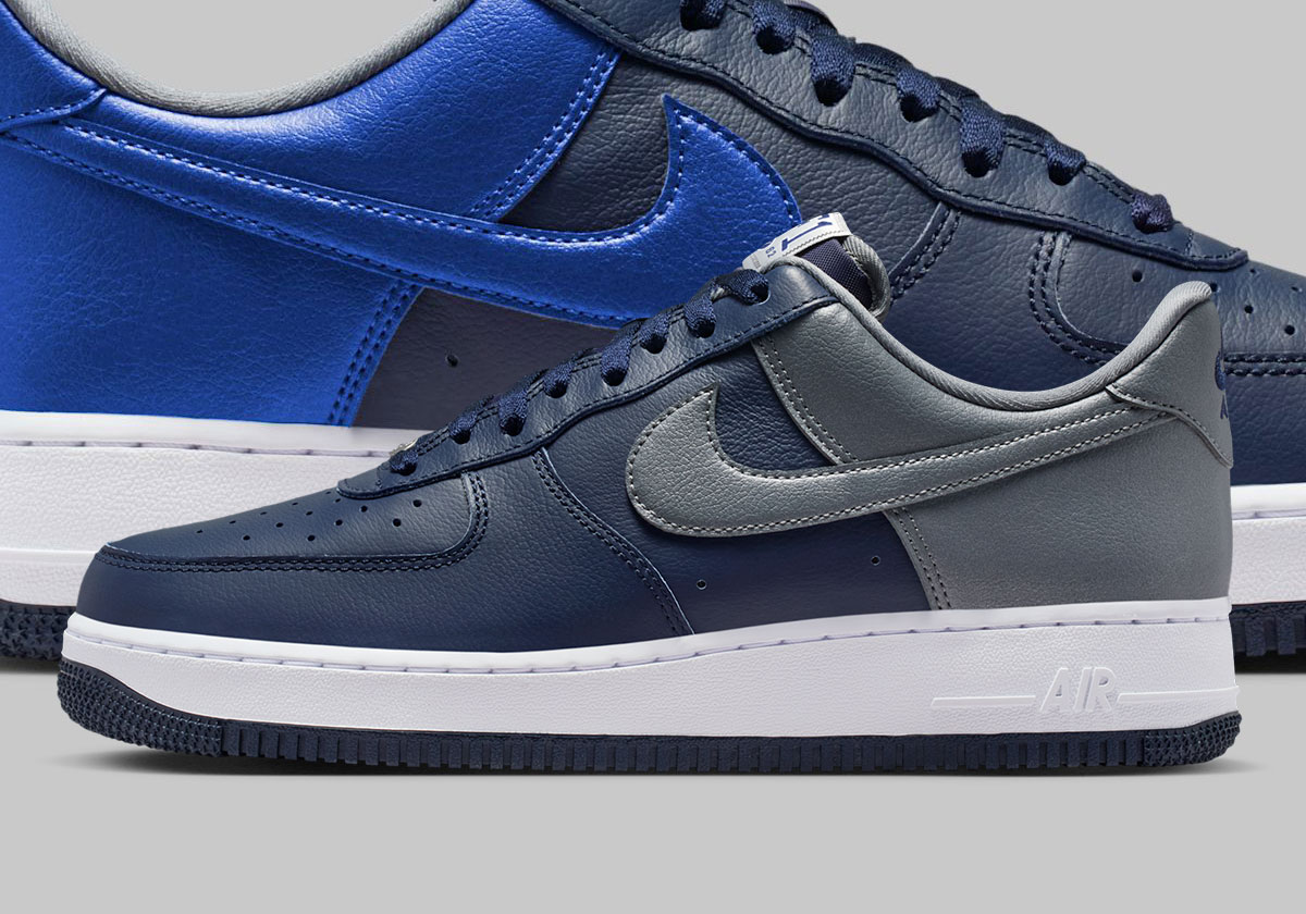 Collegiate Branding Lands On This Nike Air Force 1 Low “Obsidian”