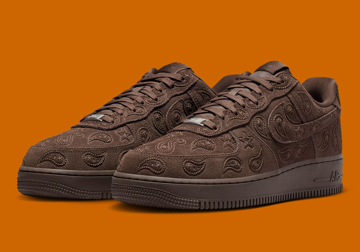 Nike Air Force 1 Low Paisley Baroque Brown Iu2363 200 7