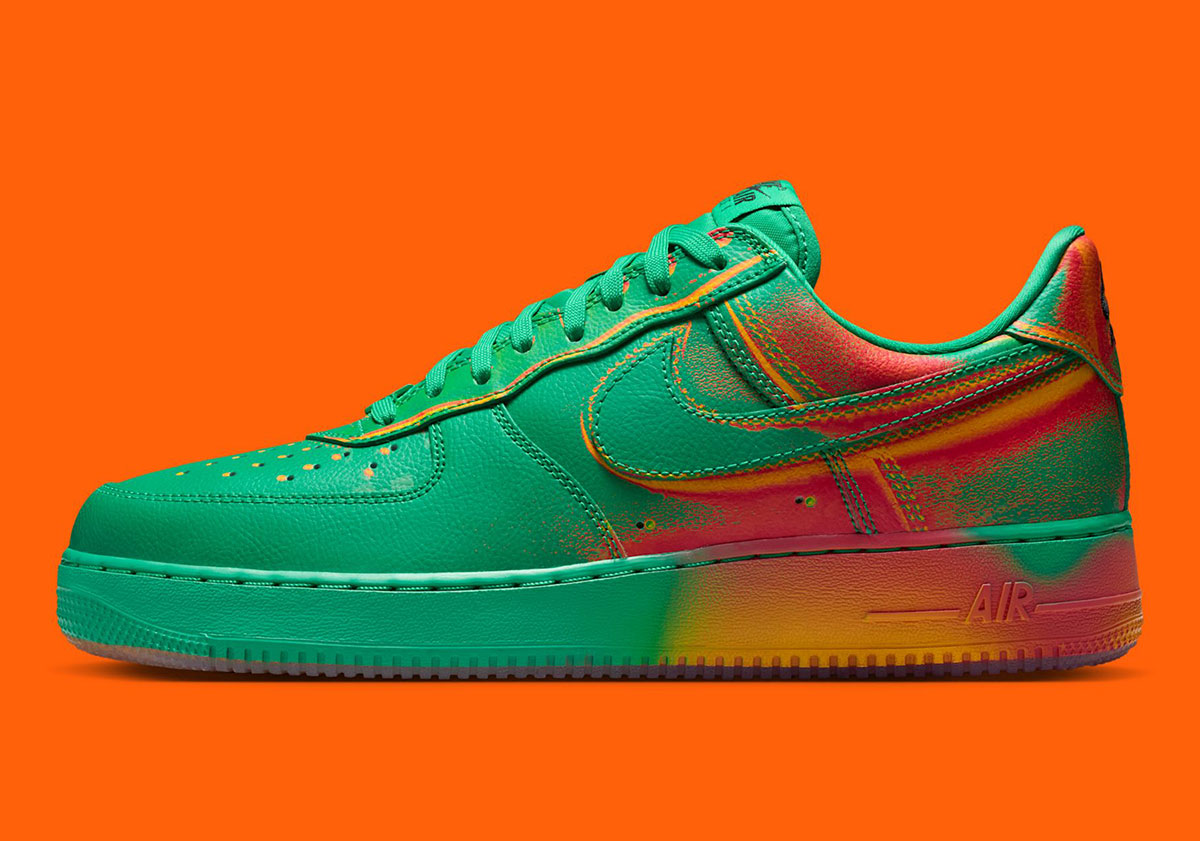 Nike Air Force 1 Low Stadium Green Orange Ib6834 300 2