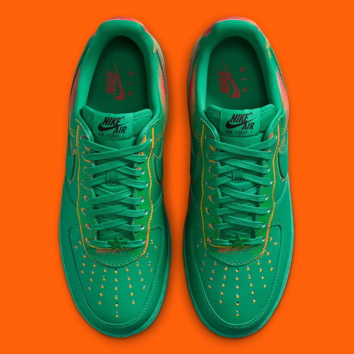 Nike Air Force 1 Low Stadium Green Orange Ib6834 300 5