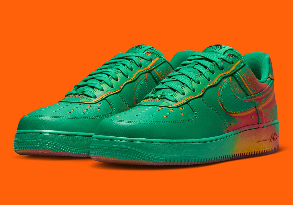 Nike Air Force 1 Low Stadium Green Orange Ib6834 300 6