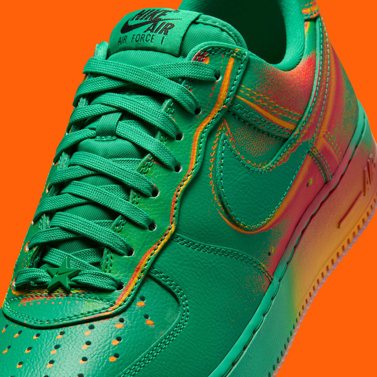 Nike Air Force 1 Low Stadium Green Orange Ib6834 300 8