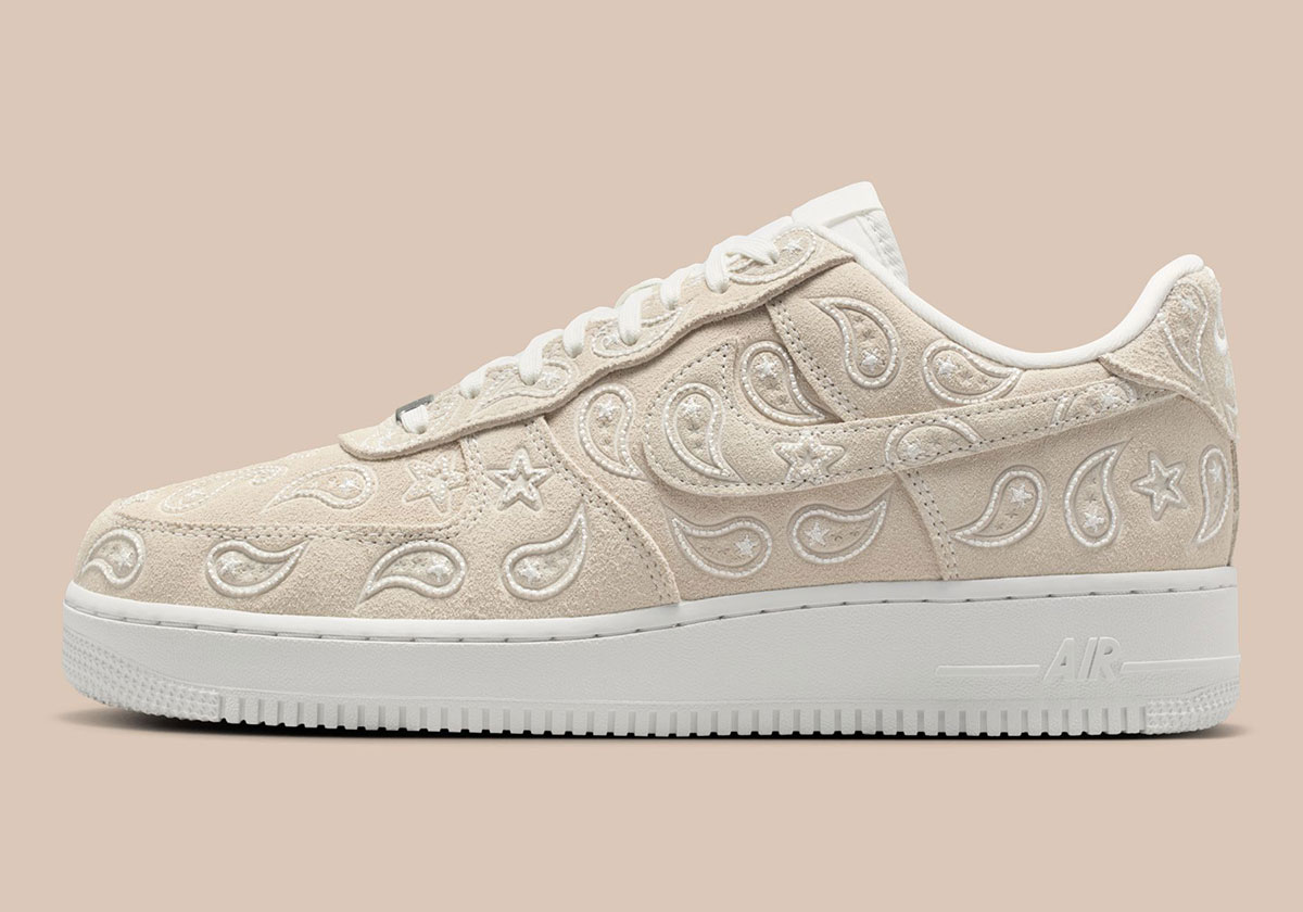 Nike Air Force 1 Low Suede Paisley Iu2363 100 1