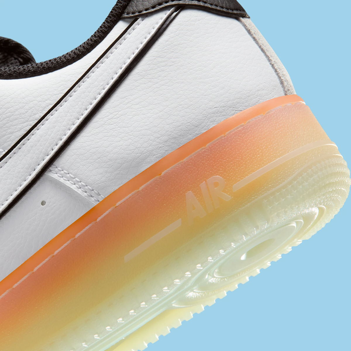 Nike Air Force 1 Low White Black Orange Peel Iq0228 100 2