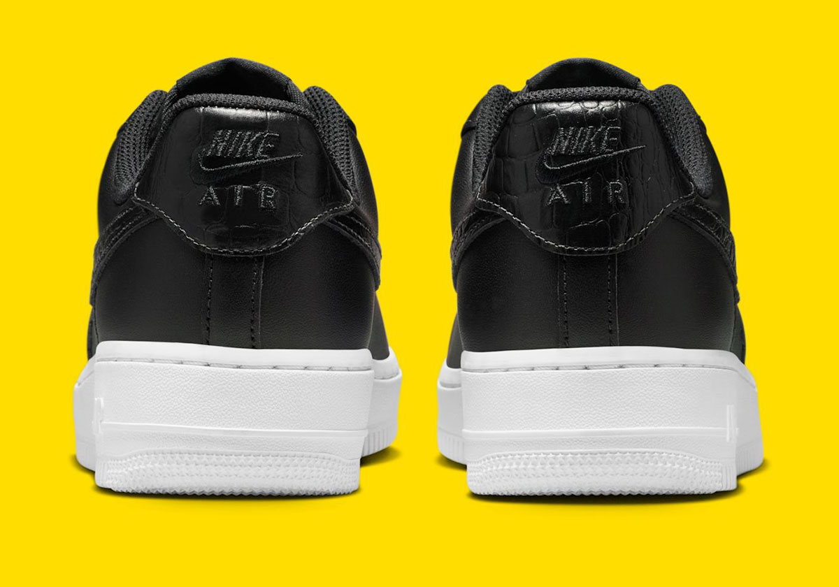 Nike Air Force 1 Pebble Croc Swoosh Io4837 001 6
