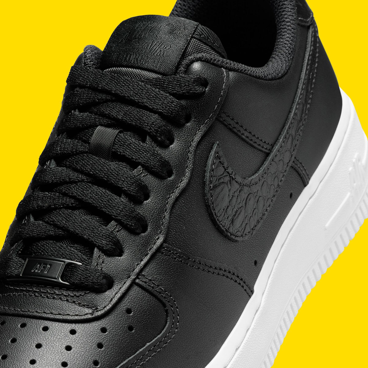 Nike Air Force 1 Pebble Croc Swoosh Io4837 001 7