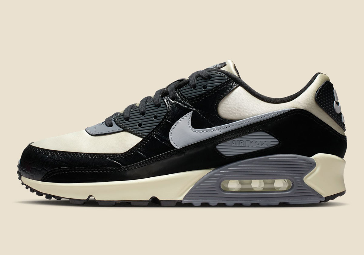Кроссовки Nike Air Max 90 с кокосовым молоком черные Io4468 100 1