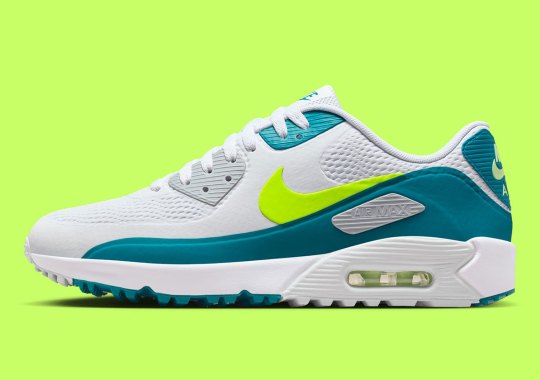 The Nike Air Max 90 Golf "Spruce Lime" Looks Ahead To Hitting The Links