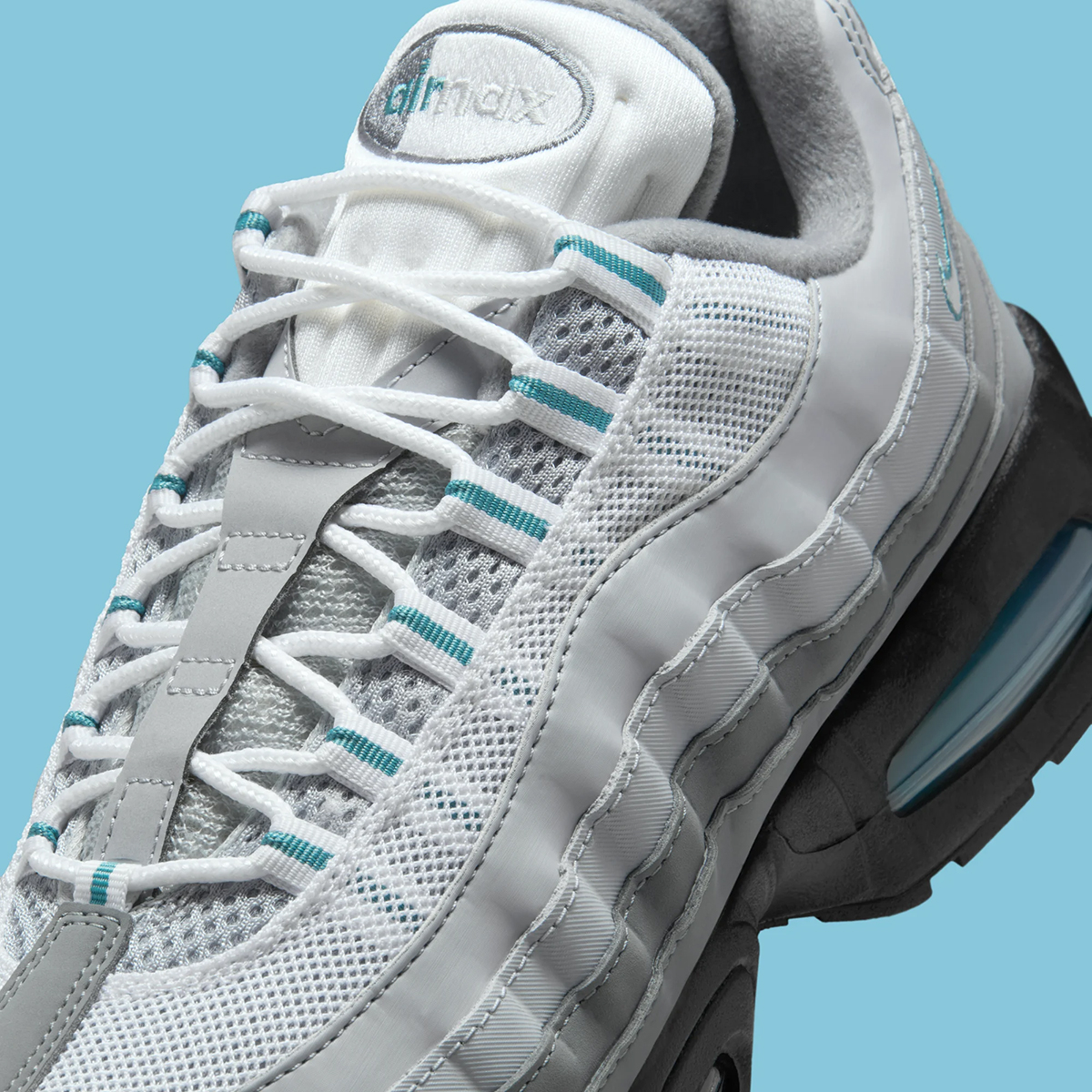 Nike Air Max 95 Big Bubble Cool Grey Mineral Teal Wolf Grey Metallic Silver Iq0285 065 2