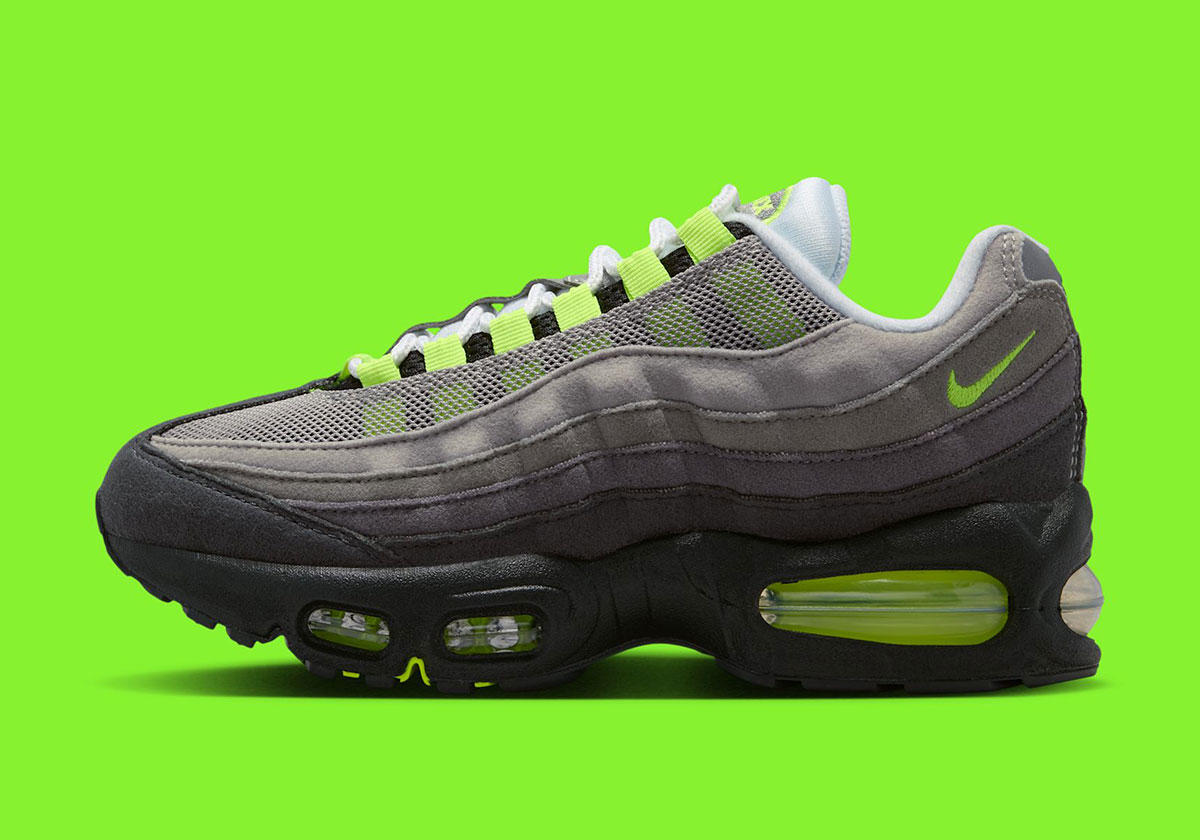 Good News: Nike Air Max 95 OG “Neon” Releasing In Kids Sizes In 2026