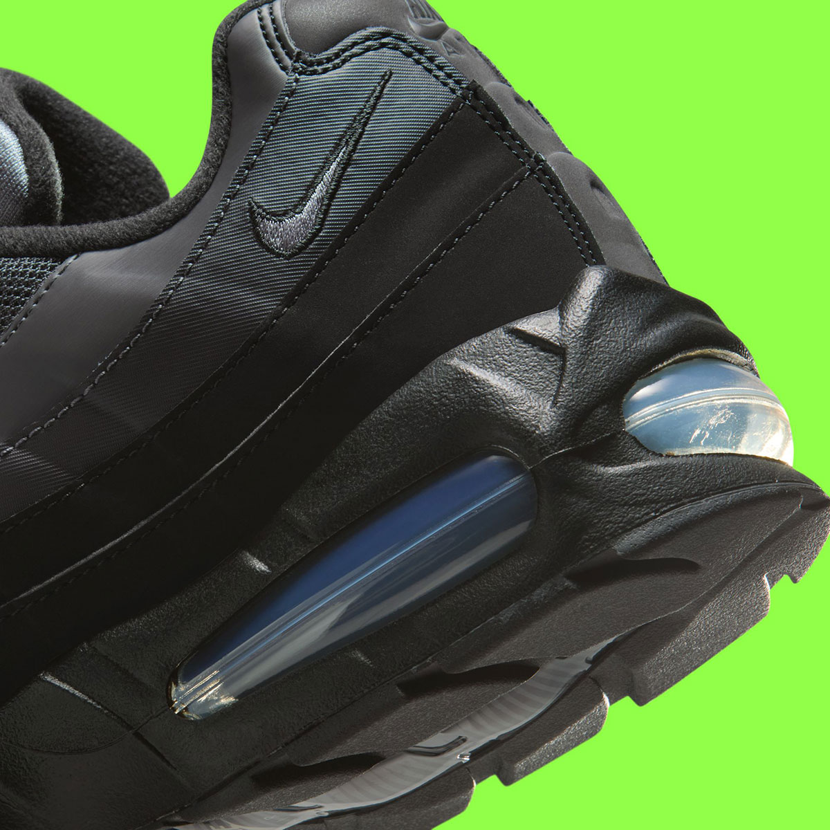 Nike Air Max 95 Black Lime Blast Anthracite Metallic Silver Iq0285 010 4