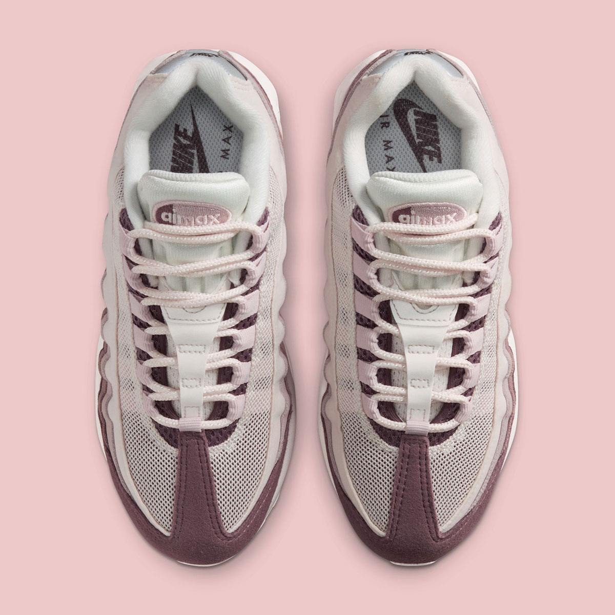 Nike Air Max 95 Gs Phantom Tattoo Moon Particle Silt Red Hf7054 012 4