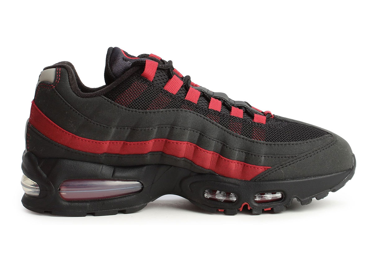 Кроссовки Nike Air Max 95 Og Black Team Crimson Wolf Grey Hm4740 008 4